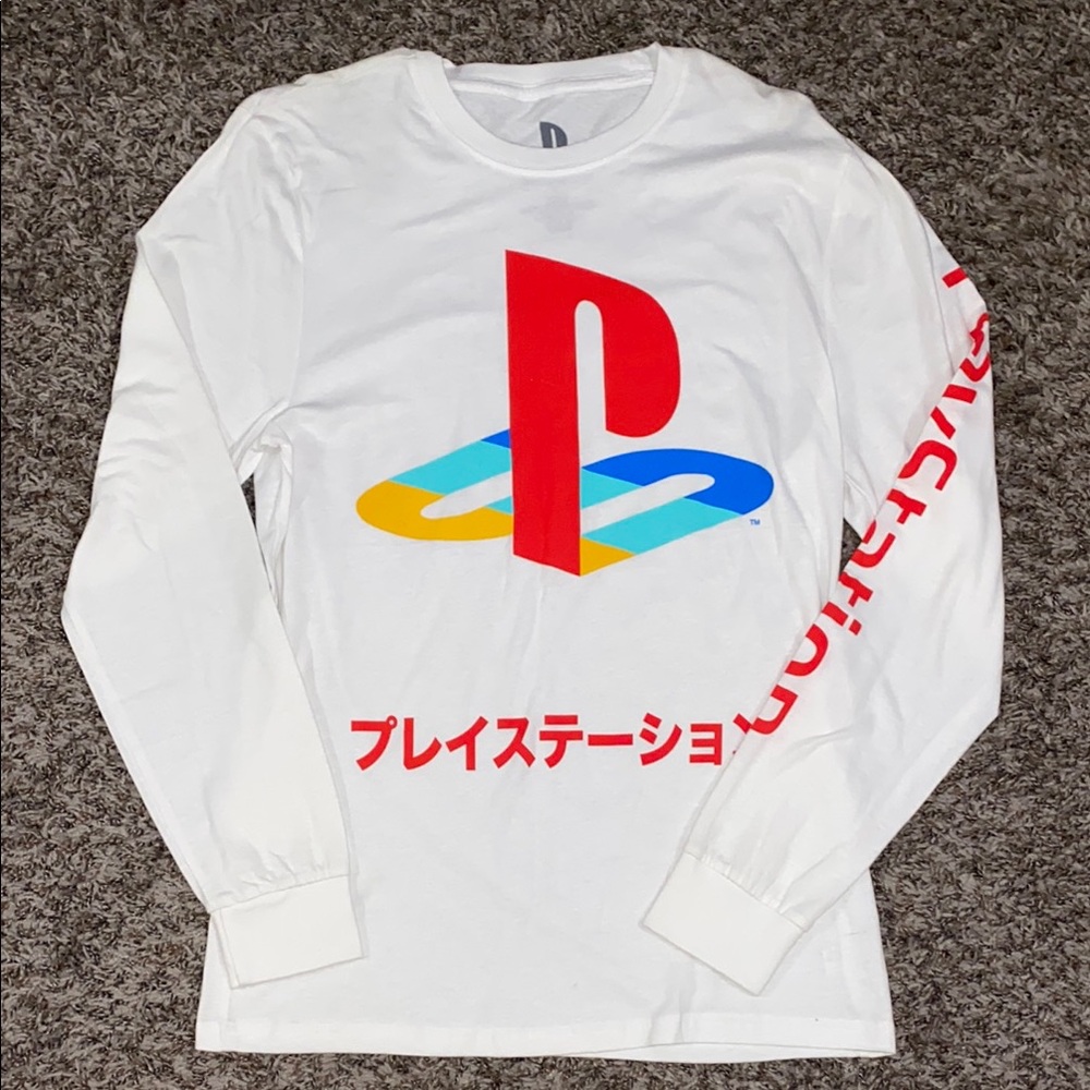 Sony White Long Sleeve Shirt